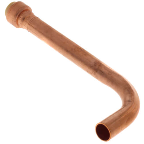 Main product image of 1/2" Male Sweat Copper Tub/Shower Elbow (6" x 2-1/4")