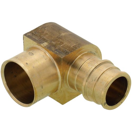 Main product image of 3/4" Expansion PEX x 3/4" Female Sweat Brass Elbow Adapter (Lead Free)