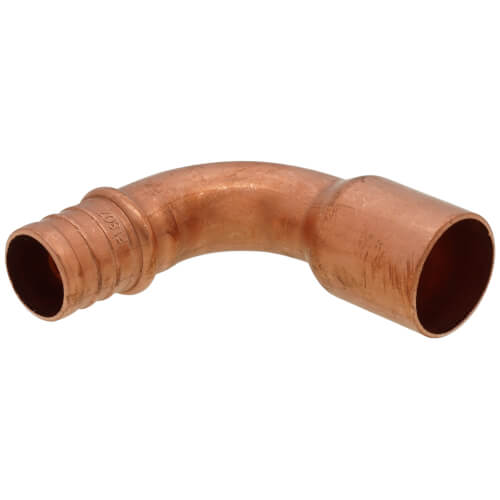 3/4" PEX x Male Sweat Copper Pipe Elbow Adapter (Lead Free)