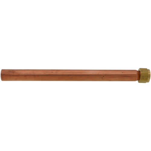 Main product image of 3/4" FIP Swivel × 3/4" Female Sweat Water Heater Connector Fitting, Lead Free (12" Length)