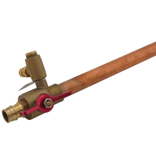 Main product image of 18" Length, 3/4" FIP Swivel Inlet x 3/4" Expansion PEX Valve w/ 1/2" Expansion PEX Thermal Expansion Relief (No Lead)