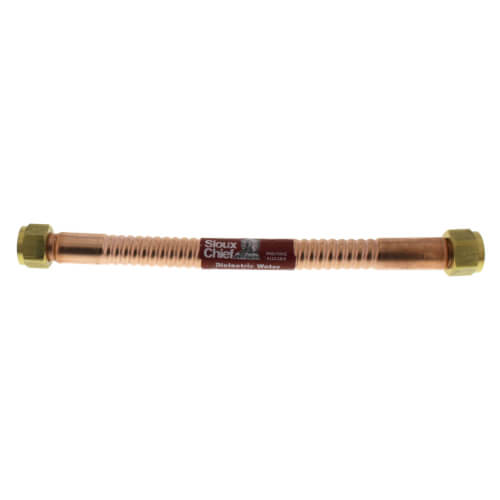 Main product image of 3/4" FIP x 3/4" FIP Swivel Corrugated Hose Water Heater Connector (12" Length)