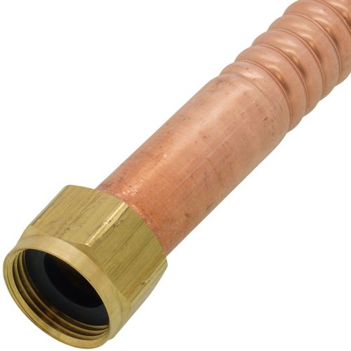 Main product image of 3/4" FIP Swivel Straight Corrugated Hose Water Heater Connector (18" Length)