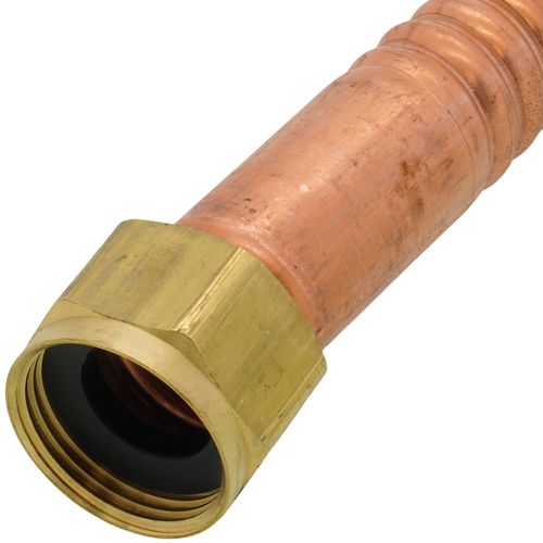 Main product image of 3/4" FIP Swivel Straight Corrugated Hose Water Heater Connector (18" Length)