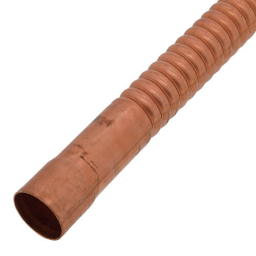 Main product image of 3/4" FIP Swivel x 3/4" Female Sweat Straight Corrugated Hose Water Heater Connector (18" Length)