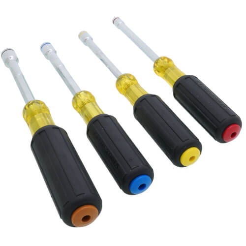 Magnetic Nut Driver Set, Heavy Duty, 4-Piece