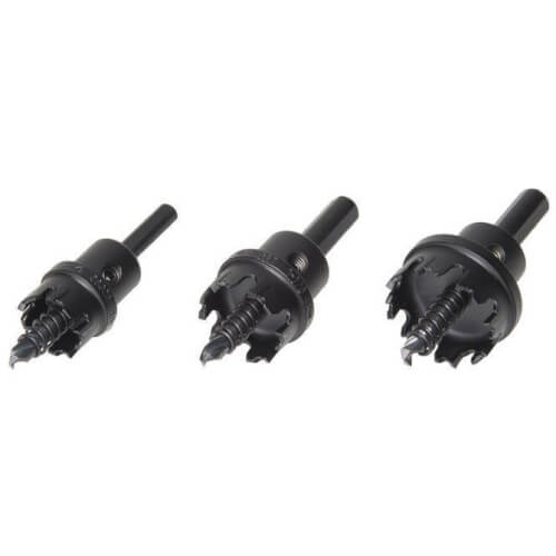4 Piece Carbide-Tipped Hole Cutter Set (7/8" - 1-3/8")