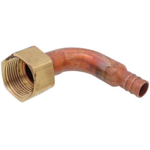 PowerPEX 1/2" PEX × 3/4" FIP Swivel Elbow (Lead Free)