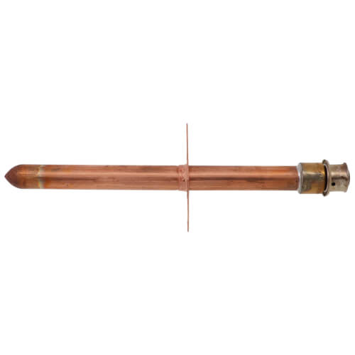 1/2" PEX Press x Bracketed Spin Closed Copper Stub Out Bullet (8" Length)