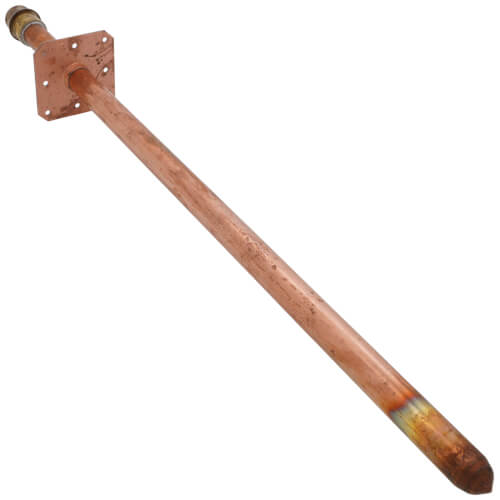 Main product image of 1/2" PEX Press x Bracketed Spin Closed Copper Stub Out Bullet (18" Length)