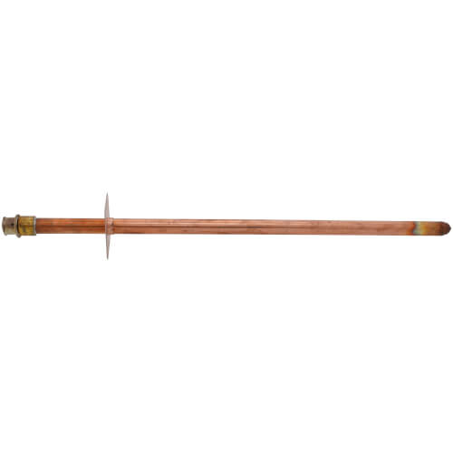 Main product image of 1/2" PEX Press x Bracketed Spin Closed Copper Stub Out Bullet (18" Length)