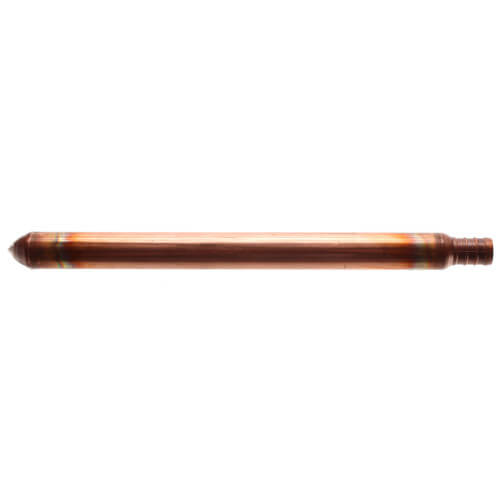 Main product image of 1/2" PEX Crimp x Spin Closed Copper Stub Out Bullet (8" Length)