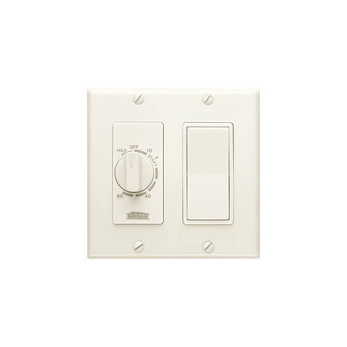 63V - Broan 63V - 60-Minute Time Control w/ Single Rocker Switch (Ivory)