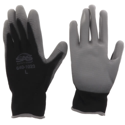 Pawz Polyurethane Coated Palm Gloves - L (Pair)