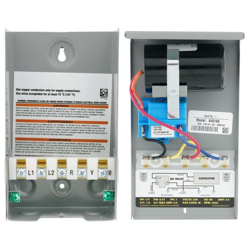 Main product image of RLcb05-230 1/2-hp 230v Vmc Control Box For Submersible Well Pump, Grey, 640189