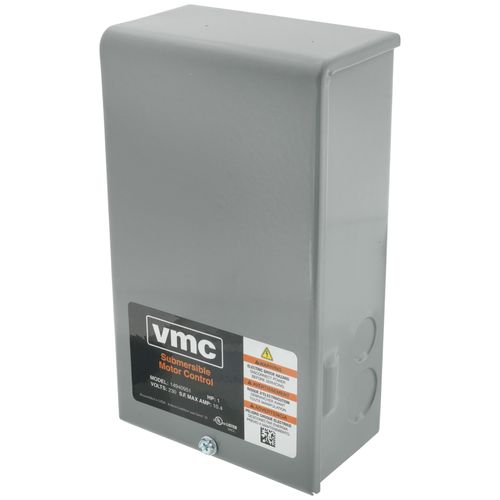 Main product image of RLcb10-230 1-hp 230v Vmc Control Box For Submersible Well Pump, Grey, 640191