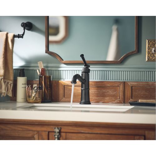 Main product image of Belfield One-handle High Arc Bathroom Faucet (Matte Black), 6402BL