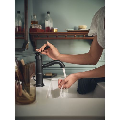 Main product image of Belfield One-handle High Arc Bathroom Faucet (Matte Black), 6402BL