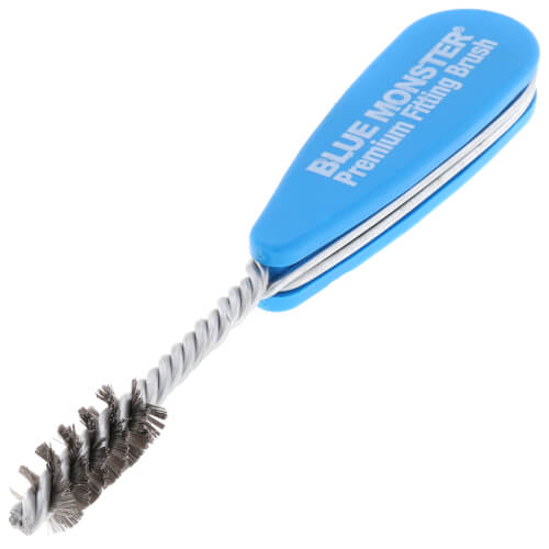 1/2" OD Double Spiral Straight Wire Refrigeration Brush