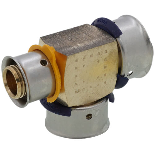 3/4" x 1/2" x 3/4" PEX Press Reducing Tee