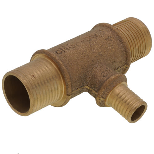 1" x 1" x 1/2" PEX Press Reducing Tee