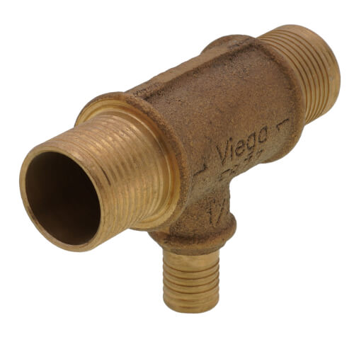 1" x 1" x 1/2" PEX Press Reducing Tee