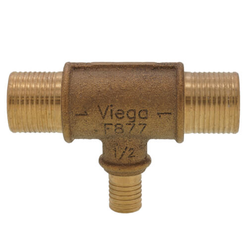 1" x 1" x 1/2" PEX Press Reducing Tee