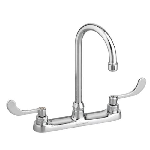 Main product image of Monterrey Top Mount Kitchen Faucet w/ Gooseneck Spout and Wrist Blade Handles 1.5 gpm/5.7 Lpf (Chrome), 6405170.002