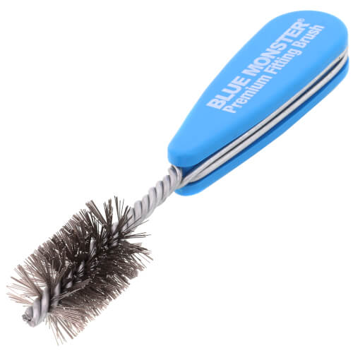 1" OD Double Spiral Straight Wire Refrigeration Brush