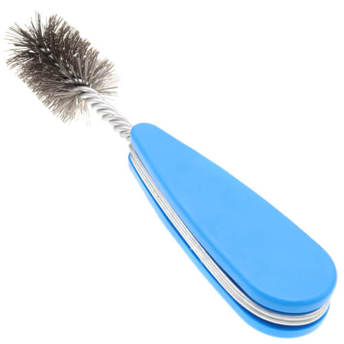 1-1/8" OD Double Spiral Straight Wire Refrigeration Brush