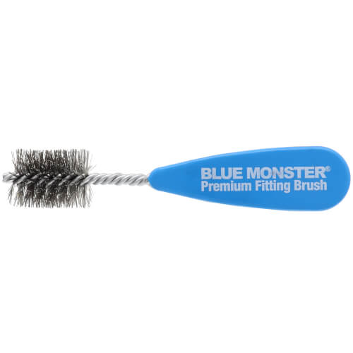 1-1/8" OD Double Spiral Straight Wire Refrigeration Brush
