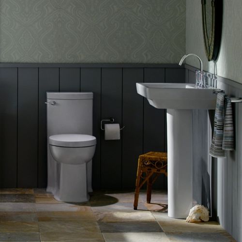 Main product image of Boulevard 4" Centerset Pedestal Sink Top and Leg Combination (White)