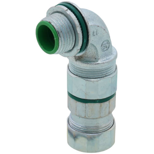 1/2" Liquid-tight 90° Concrete Tight MC Cable Connector