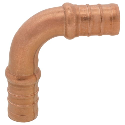 Main product image of 1/2" PEX x 1/2" PEX Copper 90 Elbow (Lead Free)