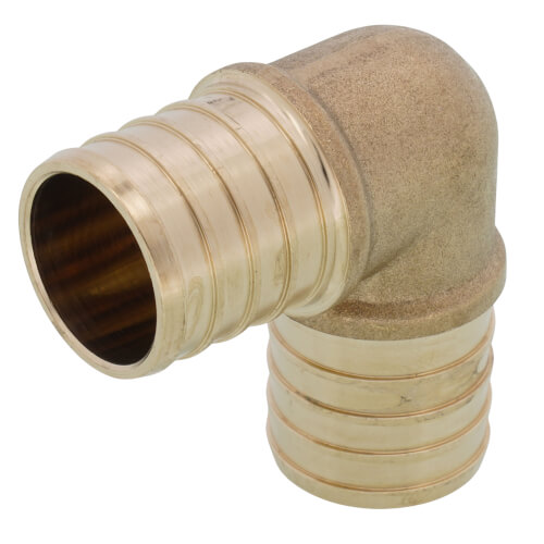 Main product image of 1" x 1" PEX Brass 90 Elbow (Lead Free)