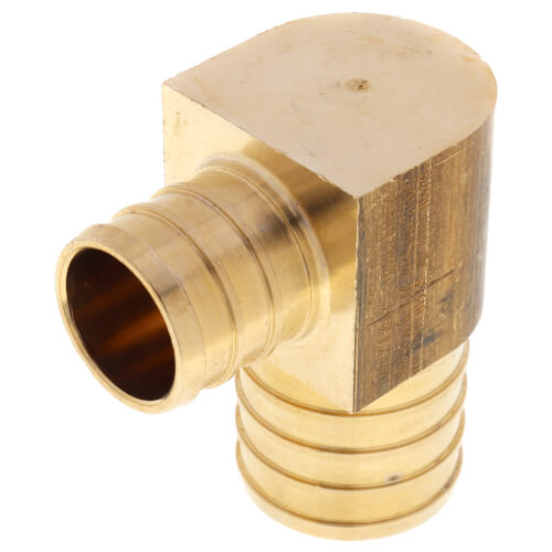 Main product image of 1" x 3/4" PEX Brass 90 Elbow (Lead Free)