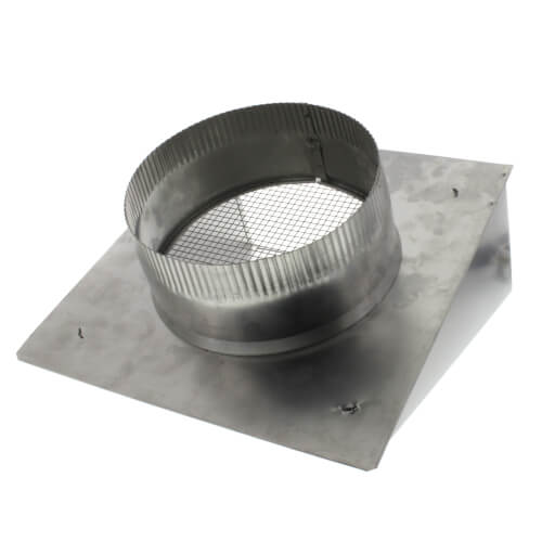 8" Round Duct Aluminum Fresh Air Inlet Wall Cap