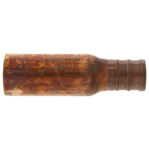 PowerPEX 1/2" PEX x 1/2" Male Sweat Copper Fitting Straight Adapter (Lead Free)
