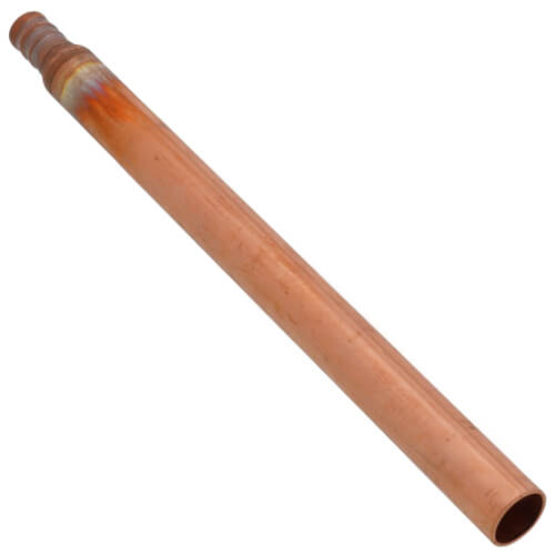 1/2" PEX Crimp x Open End Copper Stub Out Bullet (8" Length)
