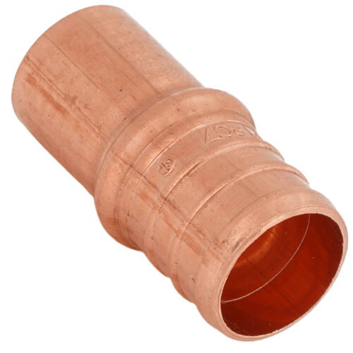 PowerPEX 3/4" PEX x 1/2" Male Sweat Copper Fitting Straight Adapter, Lead Free