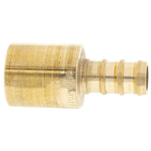 Main product image of 3/8" PEX x 1/2" Male Sweat Copper Fitting Brass Adapter (Lead Free)