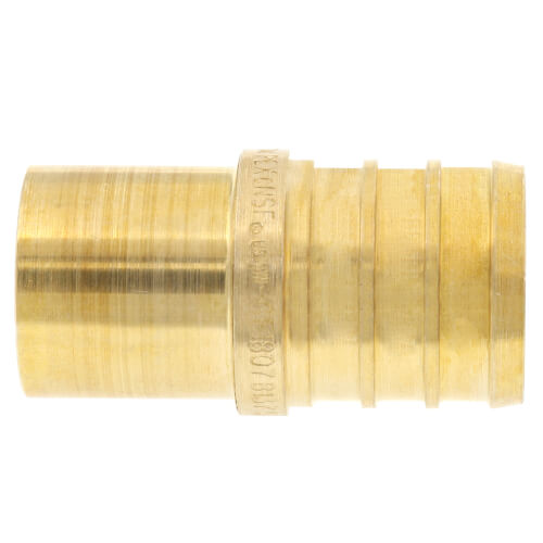 PowerPEX 3/4" PEX x 1/2" Male Sweat Copper Fitting Brass Adapter (Lead Free)