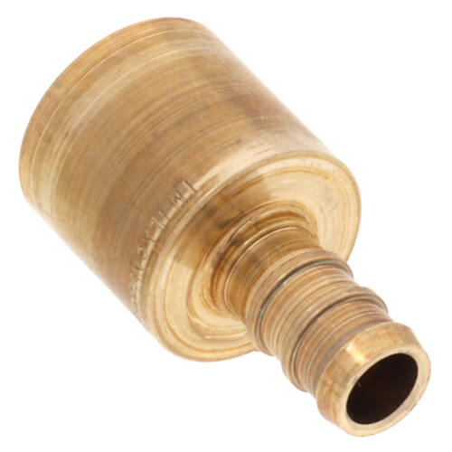 Main product image of 3/8" PEX x 1/2" Female Sweat Copper Pipe Brass Adapter (Lead Free)