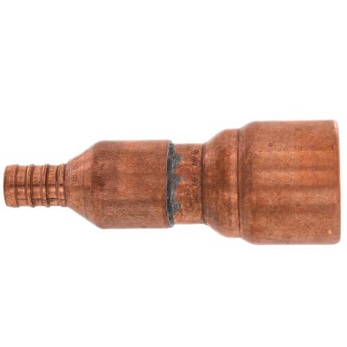 Main product image of 3/4" PVC x 1/2" PEX Crimp Straight Adapter (Lead Free)
