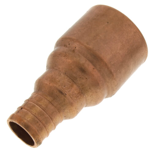 3/4" PVC x 3/4" PEX Crimp Straight Adapter (Lead Free)