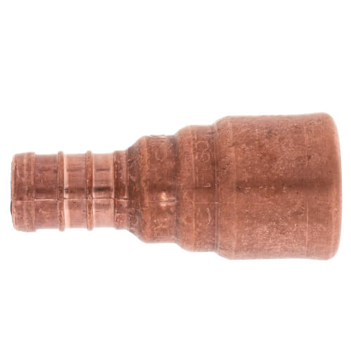 1/2" PEX Crimp x 1/2" CPVC Copper Straight MetalHead Adapter (Lead Free)