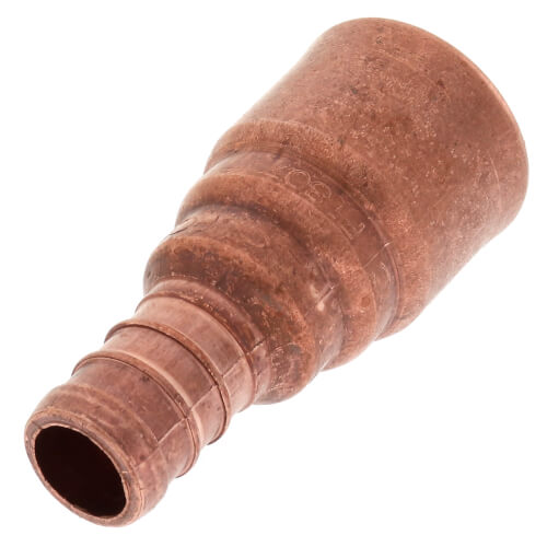 1/2" PEX Crimp x 1/2" CPVC Copper Straight MetalHead Adapter (Lead Free)