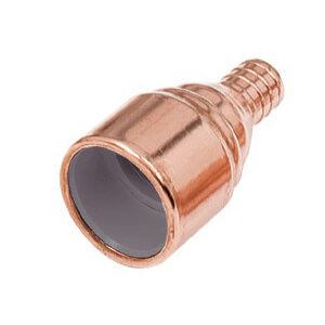 1" PEX Crimp x 1" CPVC Copper Straight Adapter, ASTM F438 (Lead Free)