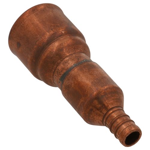 Main product image of 1/2" PEX Crimp x 3/4" CPVC Copper Straight Adapter, ASTM F438 (Lead Free)