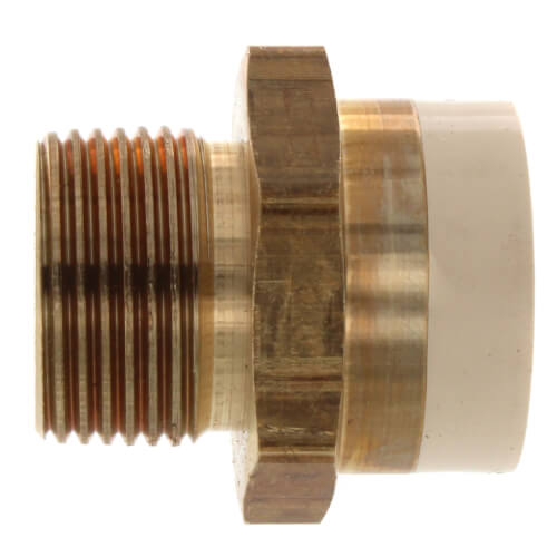 3/4" CPVC x MIP Brass Straight Adapter (Lead Free)